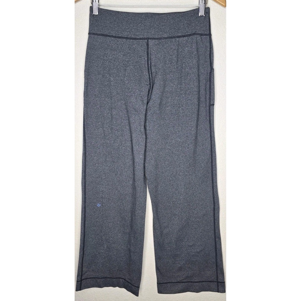 Lululemon Still Pant Women 4x31 Relaxed Fit Wide Leg Gray Yoga Pull On Lounge - Picture 4 of 8